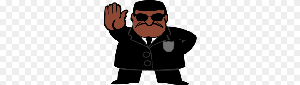 Black Fbi Dude Clip Art, Accessories, Sunglasses, Person, Man Free Transparent Png