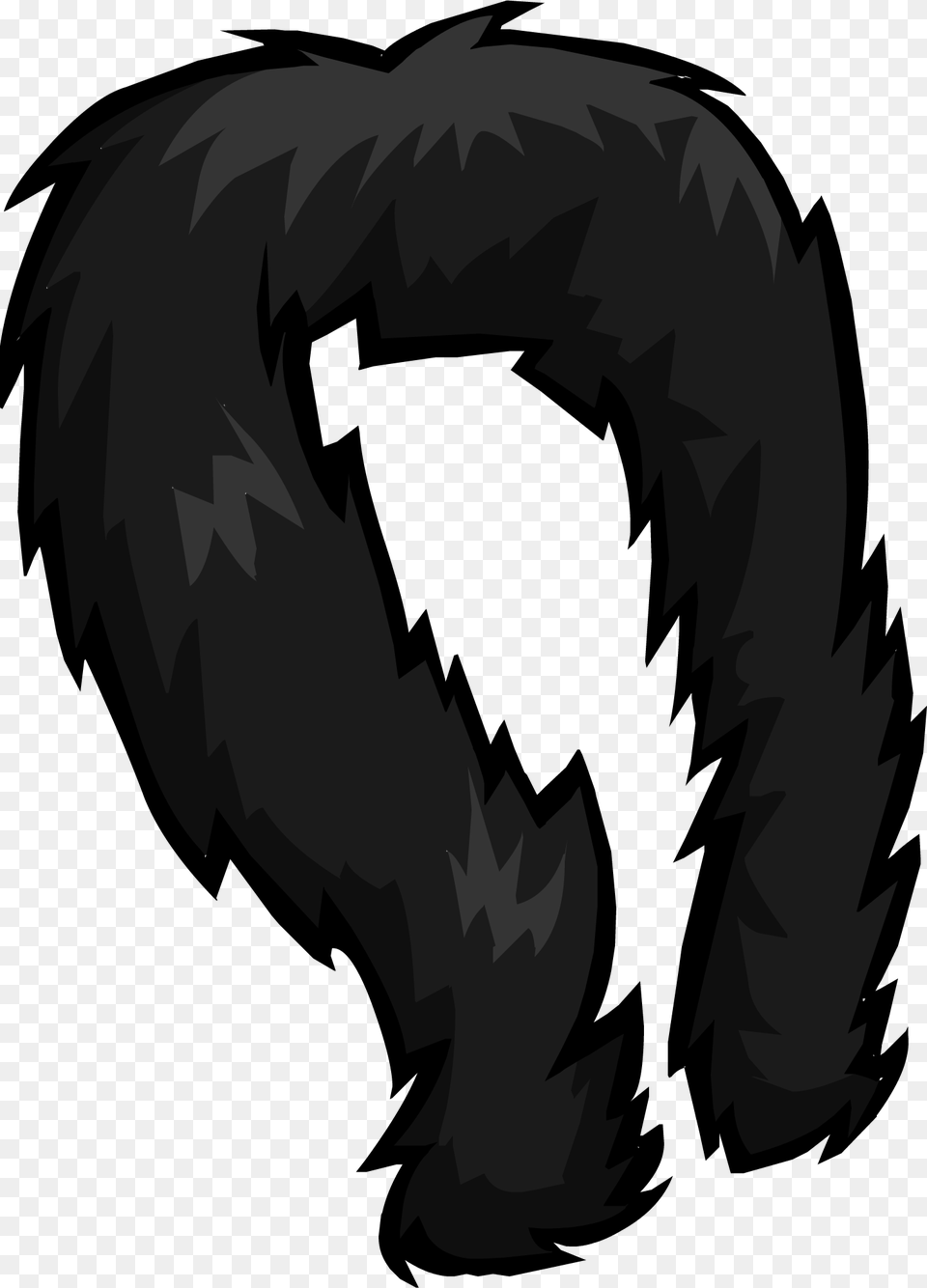 Black Feather Boa Neck Item Feather Boa Clipart, Person Png