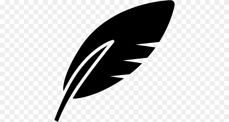 Black Feather Icon, Gray Free Transparent Png