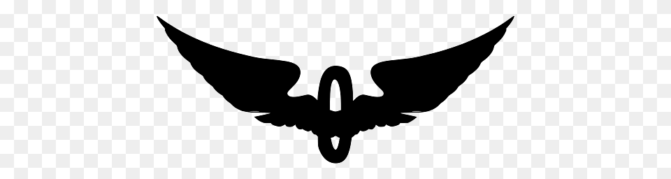 Black Feathered Ring, Emblem, Symbol, Animal, Fish Png