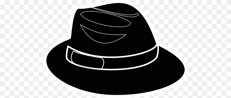 Black Fedora Clipart Fedora Clip Art, Clothing, Hat, Sun Hat, Hardhat Free Transparent Png