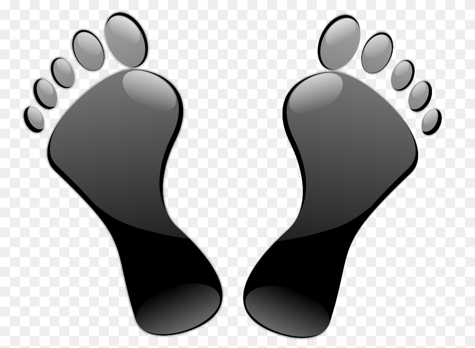 Black Feet Clip Arts For Web, Footprint Free Transparent Png