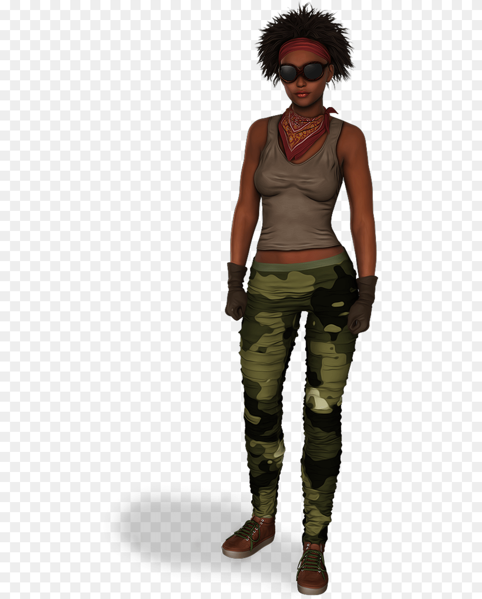 Black Female Military Transparent, Accessories, Sunglasses, Clothing, Pants Free Png