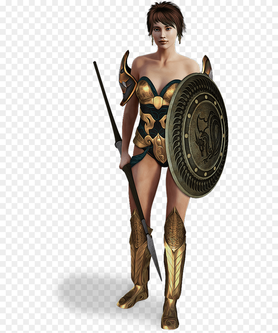 Black Female Warrior Sword Shield, Person, Clothing, Costume, Adult Png