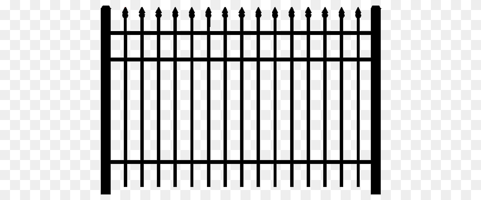 Black Fence Image, Gate, Picket Png
