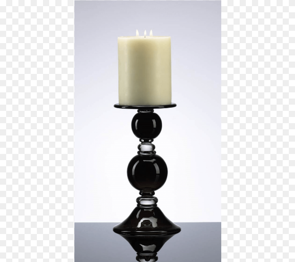 Black Finish Small Globe Candle Holder, Candlestick, Festival, Hanukkah Menorah Free Png