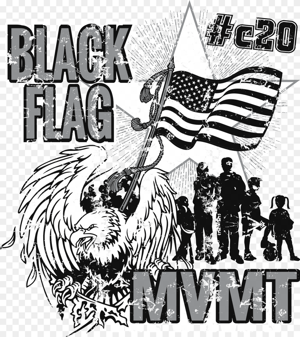 Black Flag, Symbol, Emblem, Person, Man Free Png