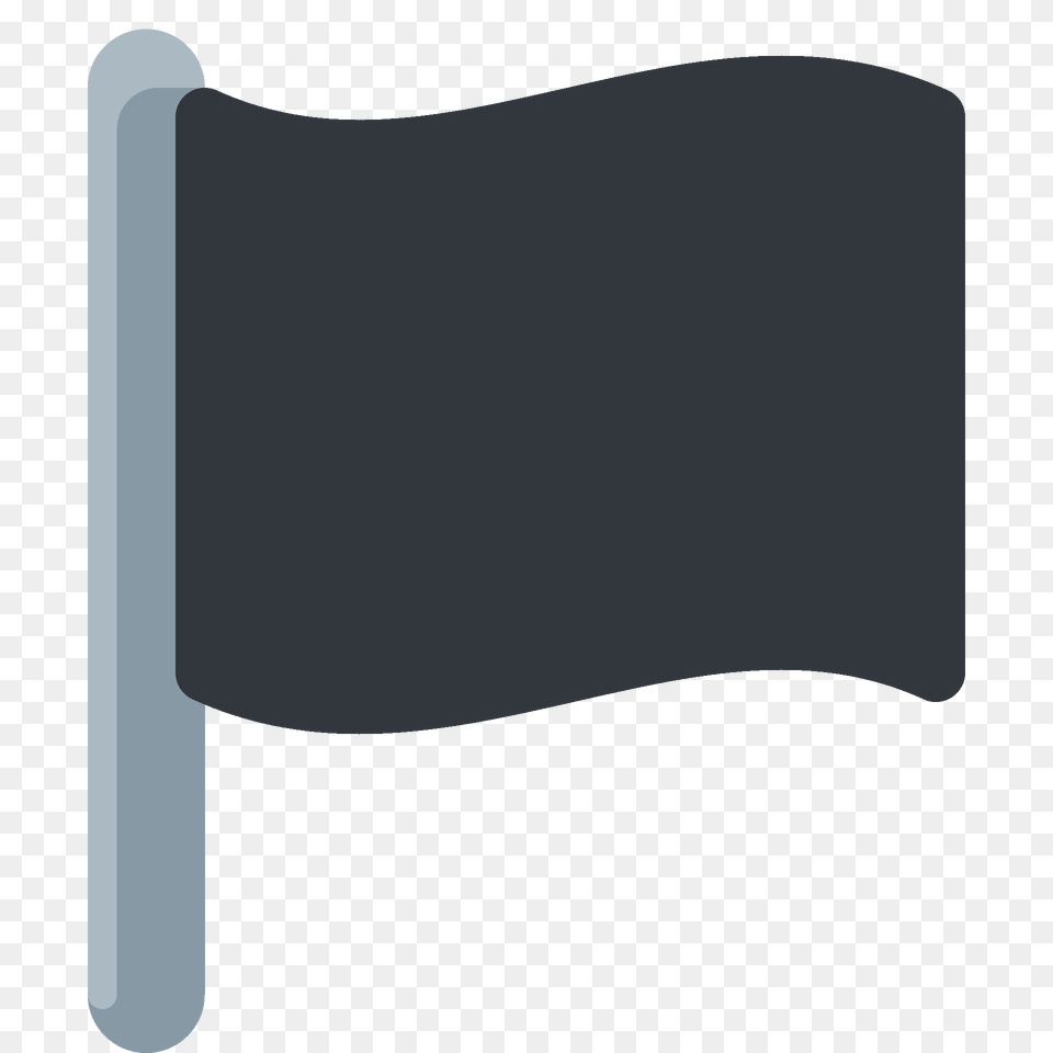 Black Flag Emoji Clipart, Cushion, Home Decor, Headrest, Text Png Image