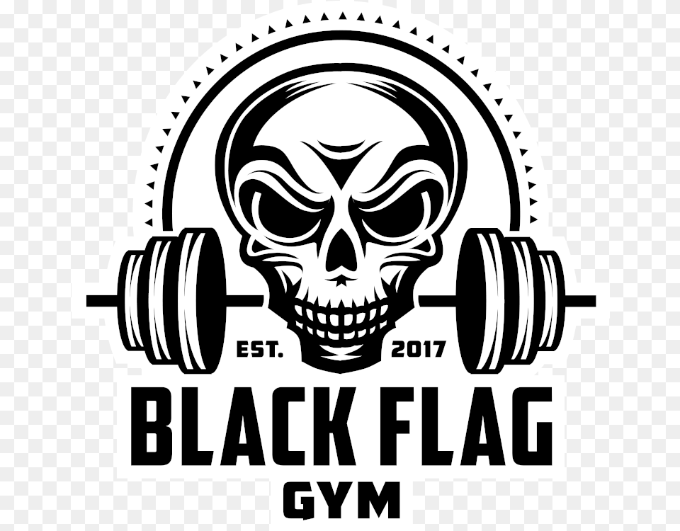 Black Flag Fitness Gym Charleston Sc, Stencil, Person, Face, Head Png Image