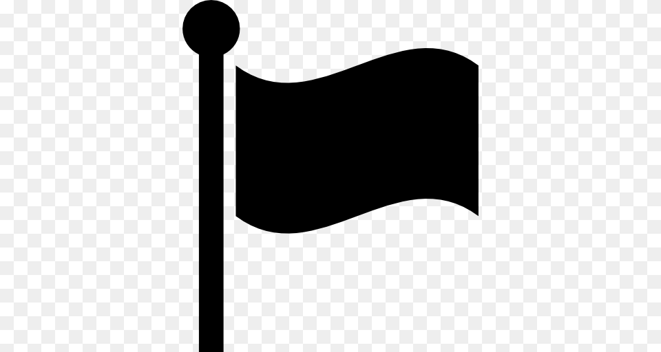 Black Flag Gray Png Image