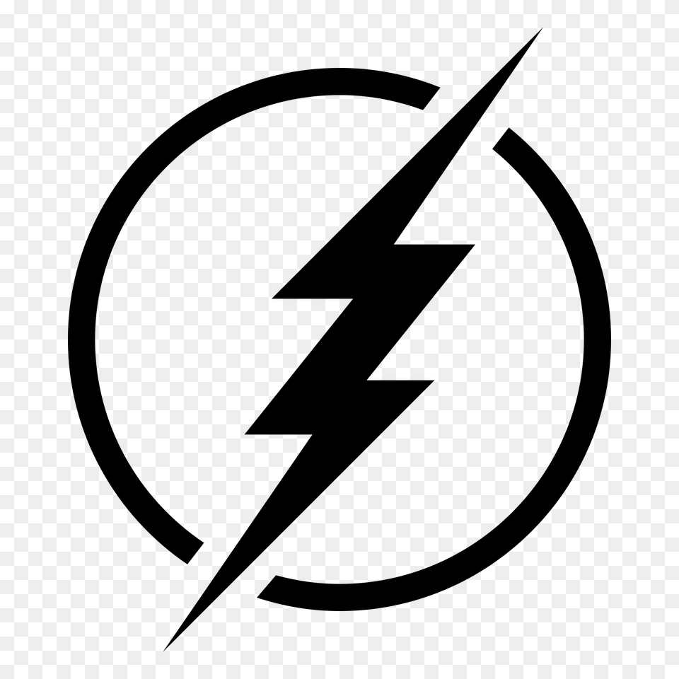 Black Flash Logos, Gray Free Png