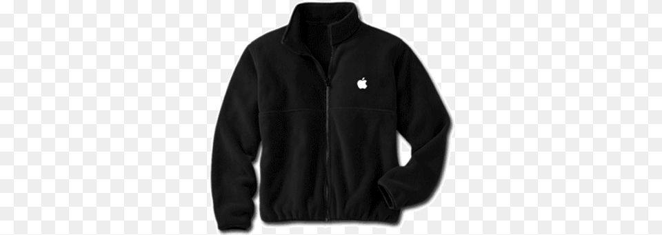 Black Fleece Apple Jacket Jacket, Clothing, Coat, Knitwear, Sweater Png