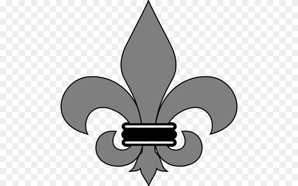 Black Fleur De Lis Clipart Transparent Fleur De Lis Clip Art, Symbol, Emblem, Smoke Pipe Free Png