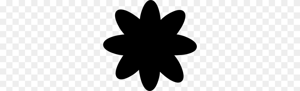 Black Flower Vector Clip Arts For Web, Gray Png