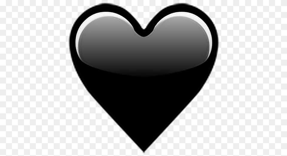 Black Followme Followback Emoji Black Heart Emoji, Logo, Symbol Png Image