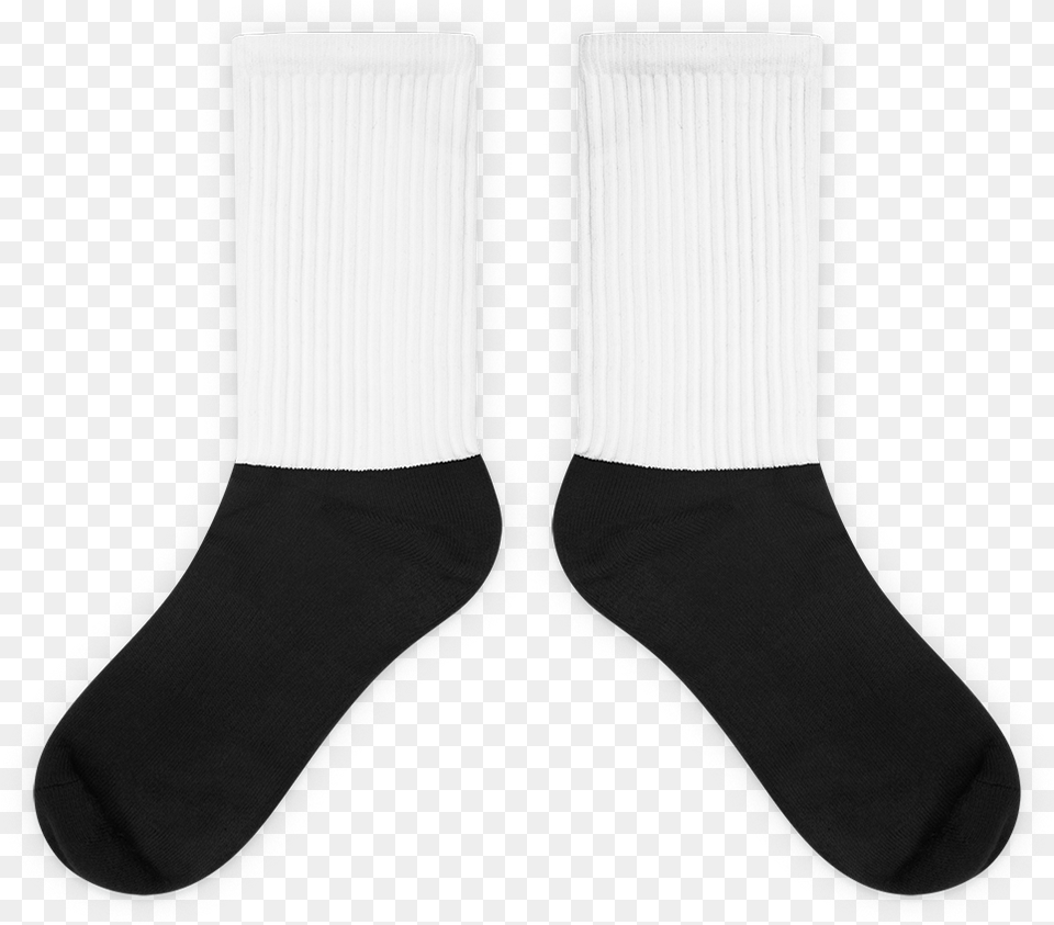 Black Foot Sublimated Socks, Clothing, Hosiery, Sock Png