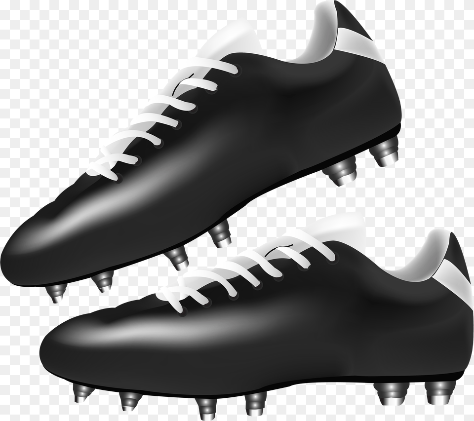 Black Football Boots Clipart Football Boots Clipart, Clothing, Footwear, Shoe, Sneaker Free Png Download