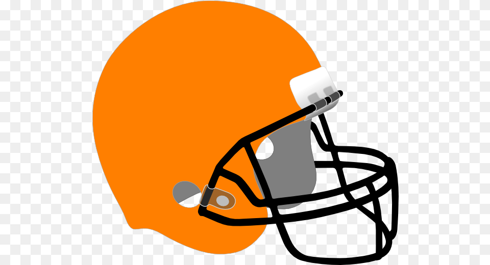 Black Football Helmet Orange Football Helmet Clipart, American Football, Playing American Football, Person, Sport Free Png