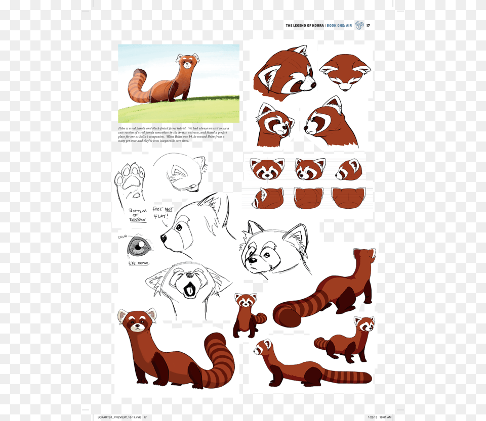 Black Footed Red Panda Ferret, Publication, Book, Comics, Animal Free Png Download