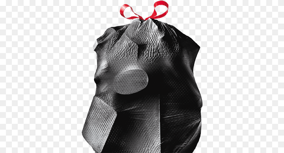 Black Force Flex Trash Bag, Plastic, Formal Wear, Wedding, Person Png Image