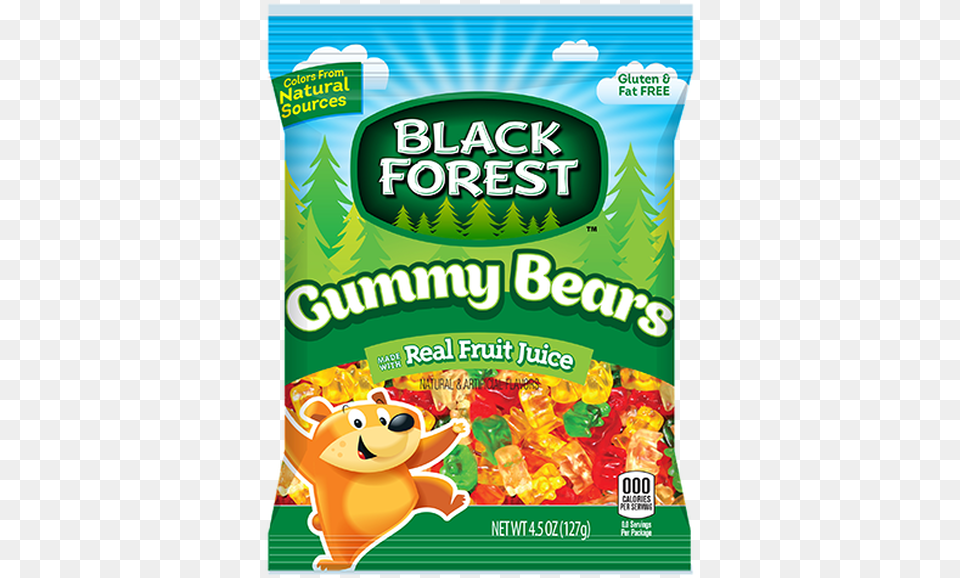 Black Forest Gummy Bears Bag Black Forest Gummy Worms, Food, Snack, Sweets, Ketchup Free Transparent Png