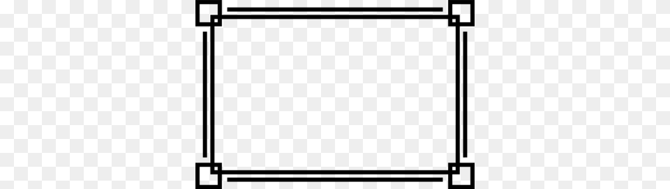 Black Frame, Gray Png