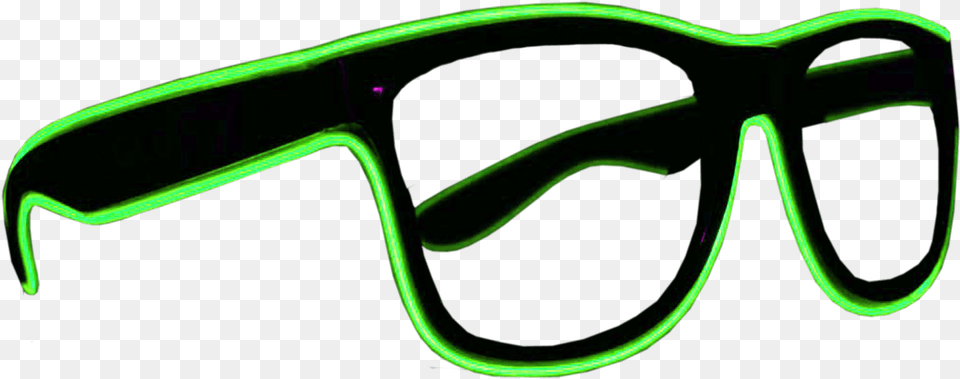 Black Frame El Wire Glasses Purple And Black Frame For Glasses, Accessories, Light, Sunglasses, Goggles Free Png