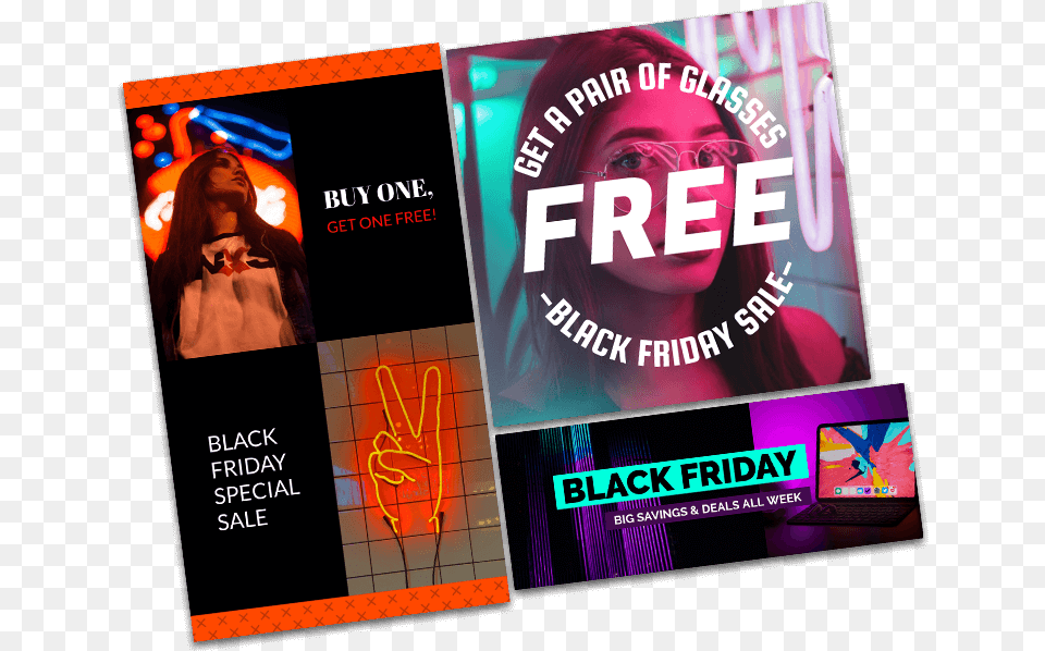 Black Friday Ad Banners Flyer, Advertisement, Poster, Adult, Person Free Png Download