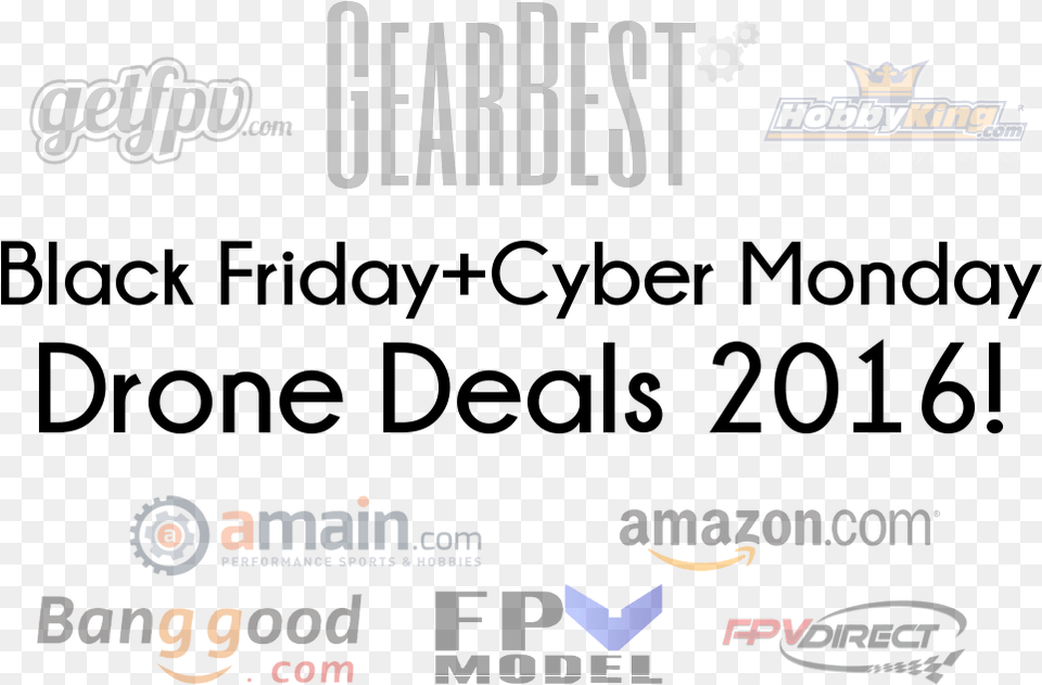 Black Friday And Cyber Monday 2016 Drone Deals Amazon, Logo Png