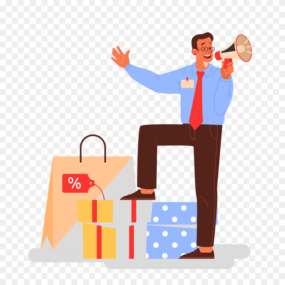 Black Friday Announcement Clipart, Adult, Person, Man, Male Free Png Download