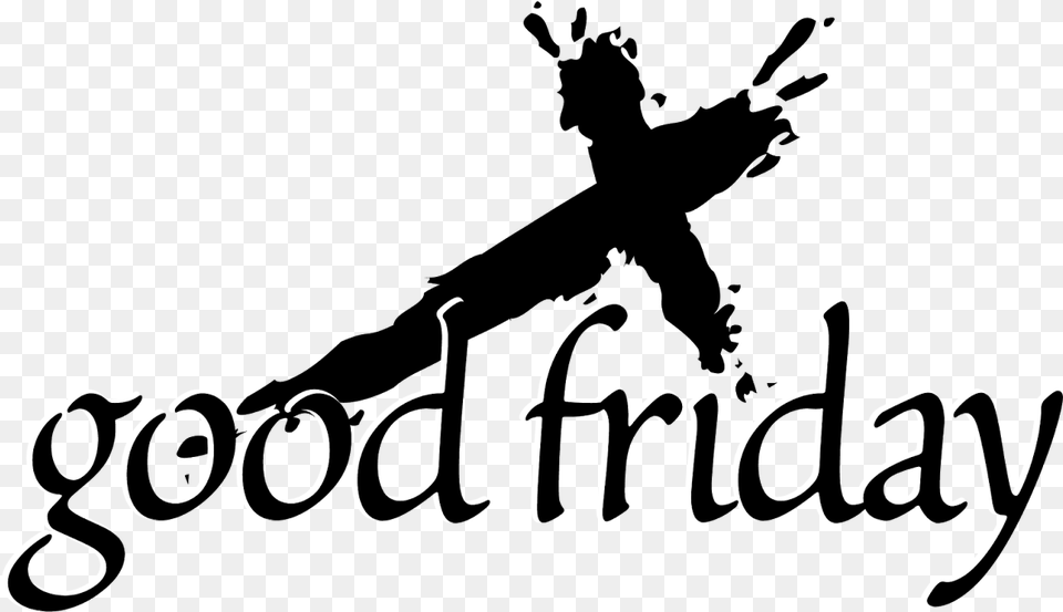 Black Friday Clipart For Good Friday, Text, Handwriting, Letter Free Png
