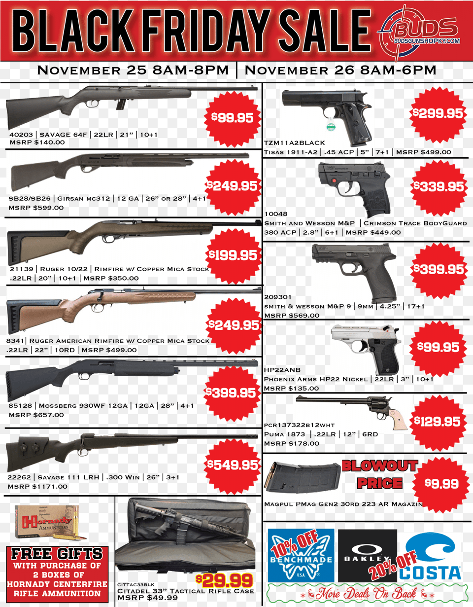 Black Friday Flyer, Firearm, Gun, Handgun, Rifle Free Transparent Png