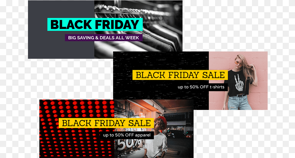 Black Friday Header Templates Flyer, Advertisement, Clothing, T-shirt, Poster Free Png Download