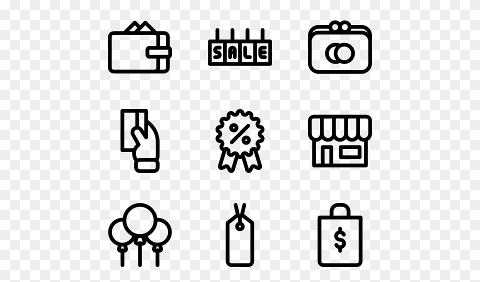 Black Friday Icon Packs, Gray Png Image