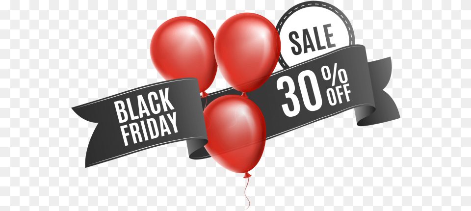 Black Friday Illustration, Balloon Free Png Download