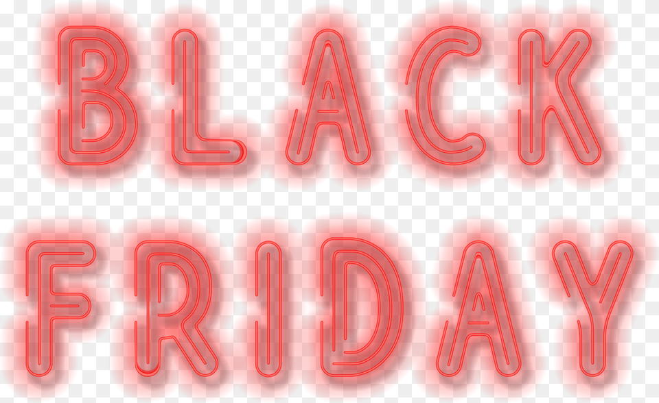 Black Friday Neon Free Transparent Png