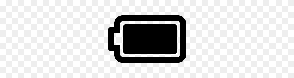 Black Full Battery Icon, Gray Free Png Download