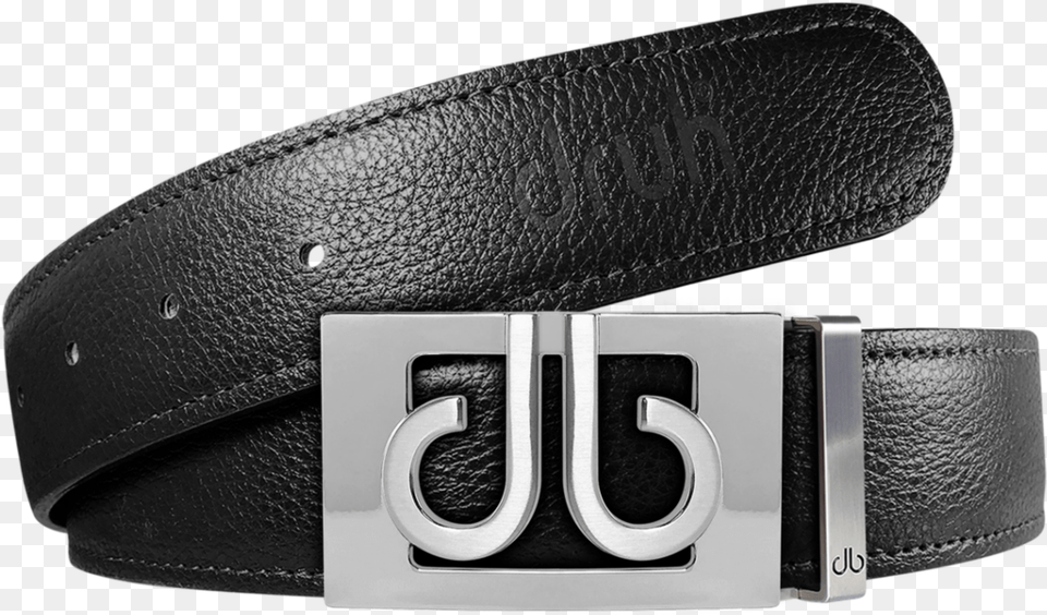 Black Full Grain Textured Leather Strap With Buckle Buckle, Accessories, Belt Png Image