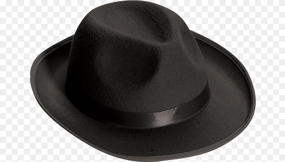 Black Gangster Hat Fedora, Clothing, Sun Hat Free Png