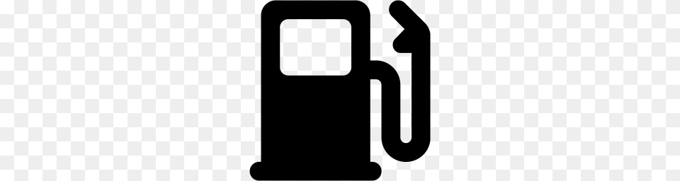 Black Gas Pump Icon, Gray Png