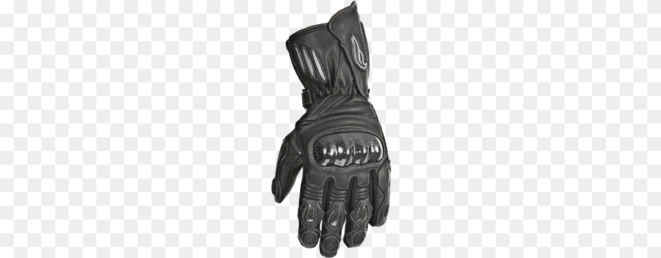 Black Gauntlet Carbon Fiber Leather Gloves Motorcycle, Baseball, Baseball Glove, Clothing, Glove Png