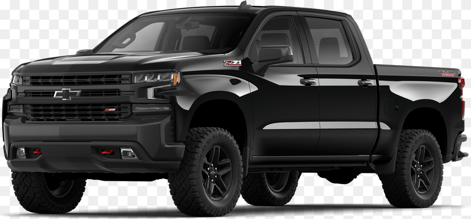 Black Gba Front Lt Trail Boss View 2019 Chevrolet Chevrolet Silverado 2019 Negra, Pickup Truck, Transportation, Truck, Vehicle Free Png Download