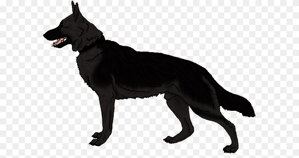 Black German Shepherd Clipart, Person, Animal, Mammal, Wolf Free Png