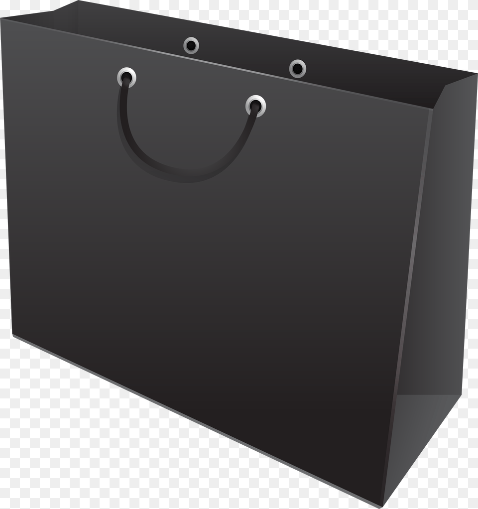 Black Gift Bag Clip Art, Shopping Bag, Computer Hardware, Electronics, Hardware Free Png Download