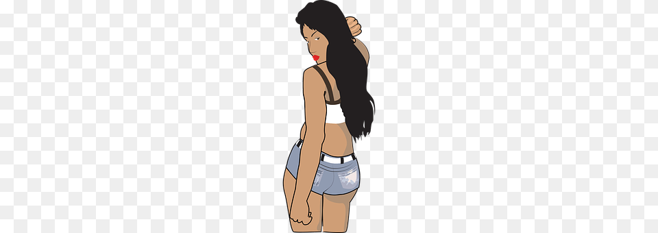 Black Girl Back, Body Part, Clothing, Shorts Png Image