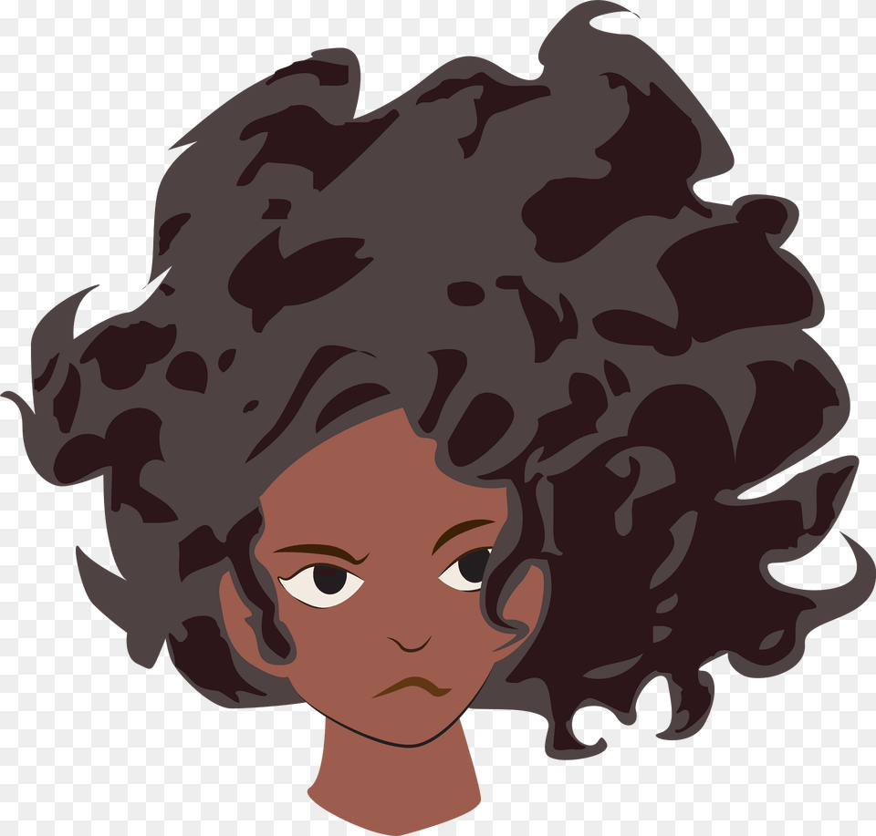 Black Girl Clipart, Face, Head, Person, Photography Free Png