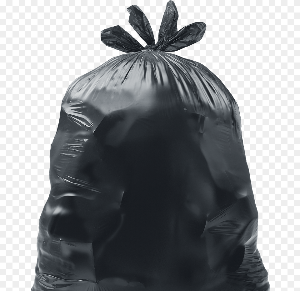Black Glad Trash Bags Glad Trash Bag, Plastic, Adult, Male, Man Free Transparent Png