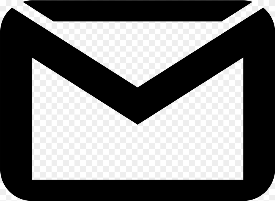 Black Gmail Icon, Gray Free Png