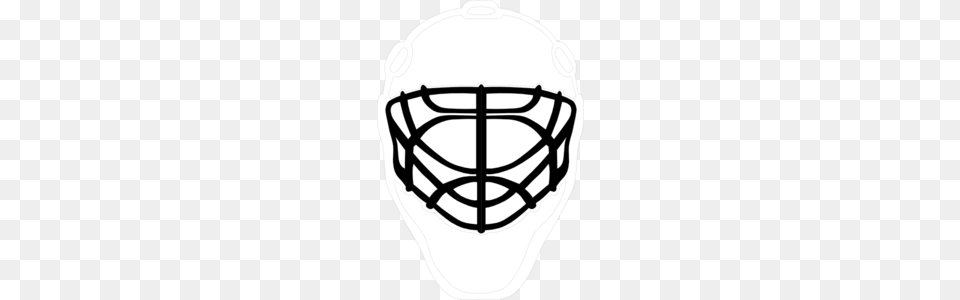 Black Goalie Mask Clip Art, Helmet, Ammunition, Grenade, Weapon Png Image