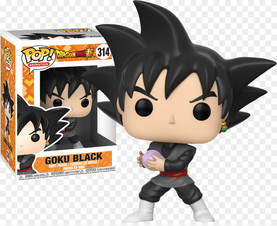 Black Goku Funko Pop, Book, Comics, Publication, Person Png